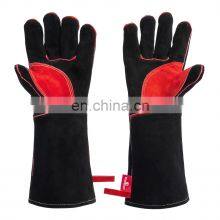 Heat Resistant BBQ Gloves,Kitchen Oven Mitts Fire Resistant Gloves Cooking Hot Gloves for Grilling Cutting Baking