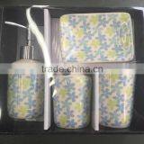 4PCS HOT-SALE CHEAP PRICE CERAMIC BATHROOM SET thumbnail-3