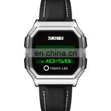 1650 Led Watch Touch Screen Montre Unisex Wacth Men Watch Light Luxury Steel Wholesale Skmei thumbnail-3