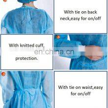 Hot Selling Disposable Uniform SMS PP PE Surgical Gown Scrub Suit Isolation Gown for Hospital With High Quality thumbnail-5