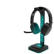 5 in 1 OEM ODM Headphone Hanger for Headphones Headset Stand With USB Outputs RGB Gaming Headset Holder