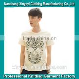 2015 Men special print short t shirt soft and eco friendly single jersey from China