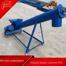 Mobile Lifting Screw Feeder, Fertilizer Auger Elevator, Round Tube Granular Iron Tube Feeder thumbnail-5
