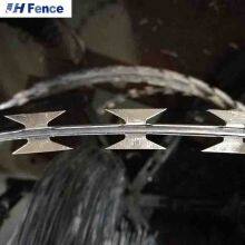 Customized Anti Rust Razor Barbed Wire Welded Razor Barbed Wire Mesh Razor Barbed Wire Mesh Fence thumbnail-5