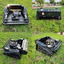 Wireless Cordless Remote Controlled Industrial Grade Rubber Track Lawn Cutter Machine Single Cylinder 4-Stroke 452cc Gasoline thumbnail-2