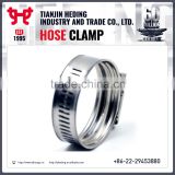Stainless steel worm drive locking compensation clamp