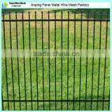 3 Rails Powder Coated Commercial Black Pool Fence for Sale