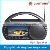 Portable video speaker with 4.3 inch big screen