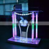 Colorful Acrylic Bar Table With LED Lights, Bar Table for Bar, dj Equipment thumbnail-6