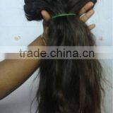 Natural Kinky curly Hair Bulk , Indian Virgin Hair