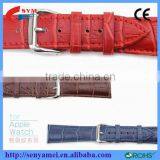 For Apple Watch Band Strap Real Leather Crocodile With Paper Packaging Factory Wholesale Shenzhen Factory thumbnail-1