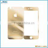 Front+Back Metallic Plating Color Tempered Glass Screen Protector for IPhone 6 6Plus thumbnail-5