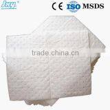 100% Polypropylene Spunbond Oil Only Heavy Weight Sorbent Pads/Dimpled&Perforated thumbnail-1