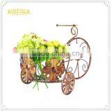Antique Garden Bike Planter Metal Bicycle Flower Pot thumbnail-4