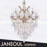 Traditional Wedding/bedroom/hotel Decoration Zhongshan New Product Luxury Pendant Light Led Candel Holder Crystal Chandelier thumbnail-1