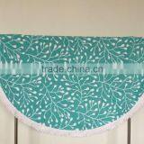 round beach towel with tassel