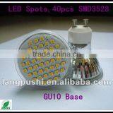 SMD 3528 GU10 LED Spotlights,CE/RoHS, China Manufacturer thumbnail-1