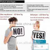 LED Name Tag / LED Name Badge for Scrolling Messages thumbnail-2