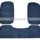 Universal Fit Diamond Design Black Large Automotive Runner PVC Rubber Car Mat thumbnail-2