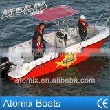 6m Fiberglass Leisure Boat With Outboard Engine (600 Center Console) thumbnail-5