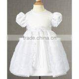 Short Length Kid Wear Clothes White Lace Wedding Girl Dress For Wholesale thumbnail-1