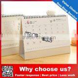 2015 High Quality Colorful Desk Calendar Design/table Calendar Printing