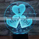 162-3d Acrylic Lamp Sculpture Words Of I Love You Romantic Bedroom Night Light Amazing Loved Gift Loving Words 3d Art Lamp thumbnail-5