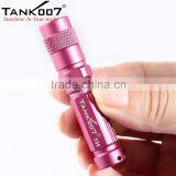 Waterproof Mini Led Flashlight TANK007 E09 Keychain Flashlight