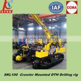 SKL100 Single Cylinder Open Down-the-hole Diesel Crawler Drilling Rig