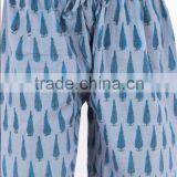 Indian Hand Block Printed Baggy Trouser Harem Pants For Women thumbnail-3