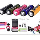 FM Radio Bluetooth Speaker With Torch Power Bank