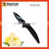 Vogue Black Mirror Ceramic Knife 3 Inch Small Pocket Knife With Curve Handle Shinning Sharp Blade thumbnail-1