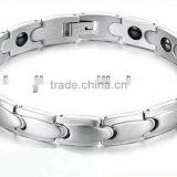 HOT Selling New Products for 2013 Titanium Silver Bracelet Vners Wholesale thumbnail-1