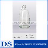 High white 275ml custom glass liquor bottle