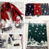2015 fashion winter scarf for Xmas theme