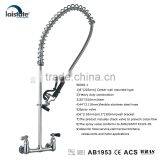 Commercial Kitchen 8''(203mm) Center Wall Mounted Pre-Rinse Unit Faucet (98002-1)