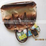 Custom Design Gradient Woman Gender Saddle Bag Shiny Leather Tote thumbnail-2