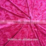 Poly and Spandex Wedding Dress Designer Velvet for Lelenga Choli