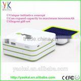 2015 New Conceptions Solar Power Bank With Expand Capacity From 6000mah to 50000mah