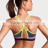 High Quality Women Sports Wear Wholesale Beautiful Bra Sexy Bra Design Women Mesh Sports Bra thumbnail-6