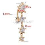Sex Women Star Shape Belly Ring Navel Ring thumbnail-2