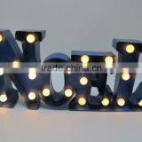 Decorative Vintage Metal Noel LED Marquee Light thumbnail-1