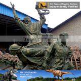 MY Dino-C074 Outdoor Playground Life Size Bronze Statues thumbnail-2