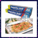 Disposable household aluminum foil roll, kitching foil, food package foil
