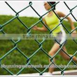 Fine Rubber Pvc Coated Chain Link Fence Price