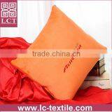 Supply 2 in 1 Foldable Blanket Specially Designed Orange Color Cozy Pillow With Custom Embroidery(LCTP0120) thumbnail-1