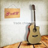 Handmade solid maple wood acoustic gypsy guitar with EQ