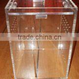 The Clean Acrylic Reptile Terrarium Display Cases Breeding Cage for Pet and Small Animals thumbnail-2