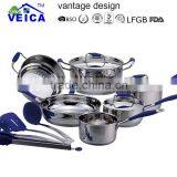 New Design Stainless Steel Kitchen Items/cookware Set With Multi Steamer and Utensils/induction Bottom Pots thumbnail-1