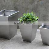Fashion Design Bonsai Pot Stainless Steel Flower Container and Flowers Pots thumbnail-2